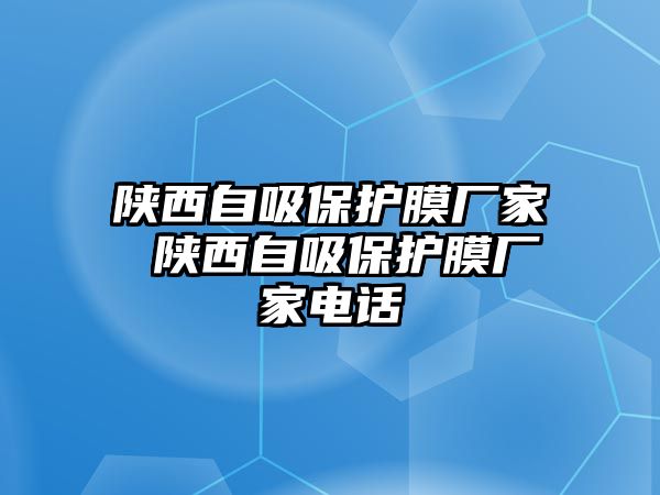 陜西自吸保護(hù)膜廠家 陜西自吸保護(hù)膜廠家電話