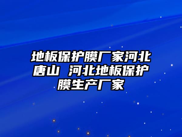 地板保護(hù)膜廠家河北唐山 河北地板保護(hù)膜生產(chǎn)廠家