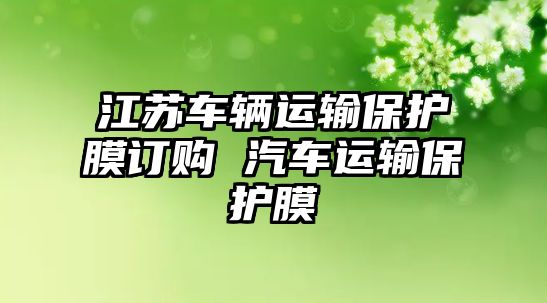 江蘇車輛運(yùn)輸保護(hù)膜訂購 汽車運(yùn)輸保護(hù)膜