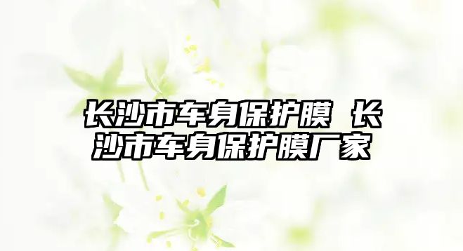 長沙市車身保護(hù)膜 長沙市車身保護(hù)膜廠家