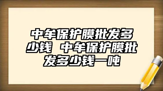 中牟保護膜批發(fā)多少錢 中牟保護膜批發(fā)多少錢一噸